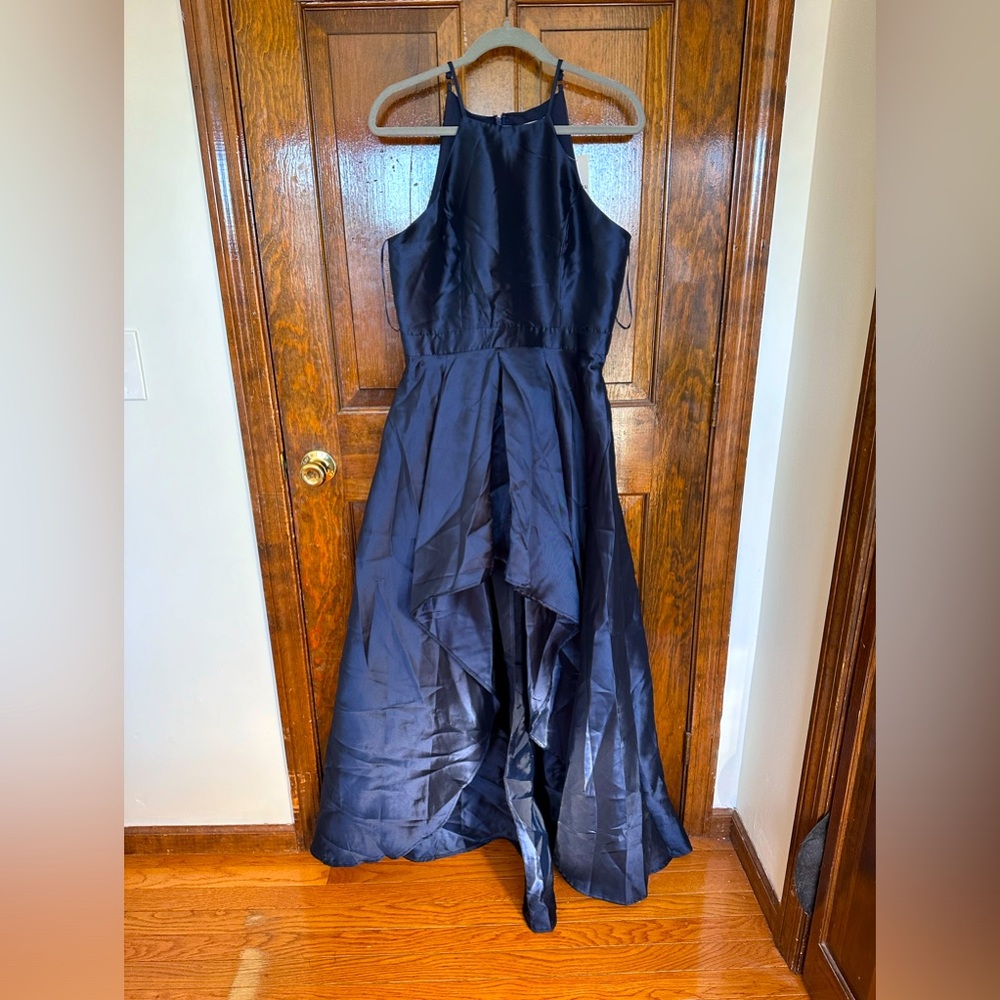 Lulus | High-Low Navy Blue Dress